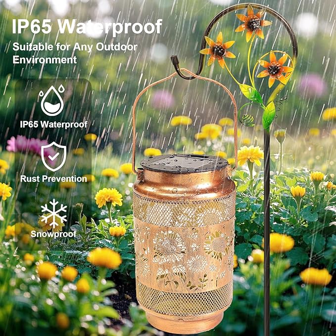 Sunflower Solar Lanterns Outdoor Waterproof - Image 8
