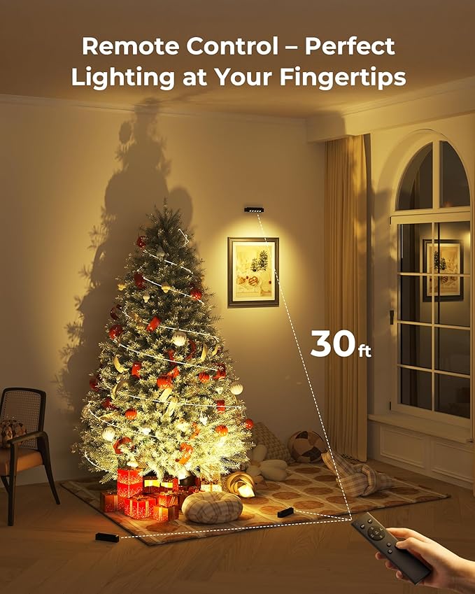 LED Spotlights Indoor, 5500mAh Rechargeable 300 Lumen Picture Lights, Wireless - Image 6