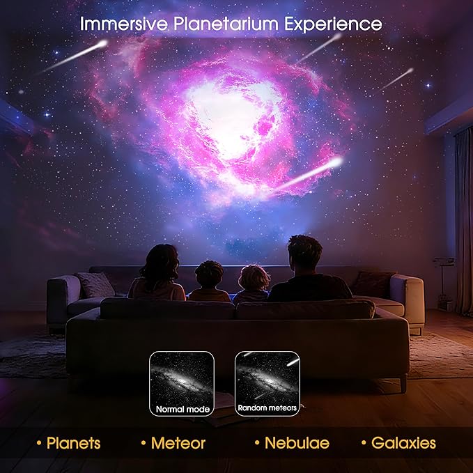 L LOHAS LED Galaxy Projector, Star Projector Planetarium Night Light, 13 in 1 - Image 8