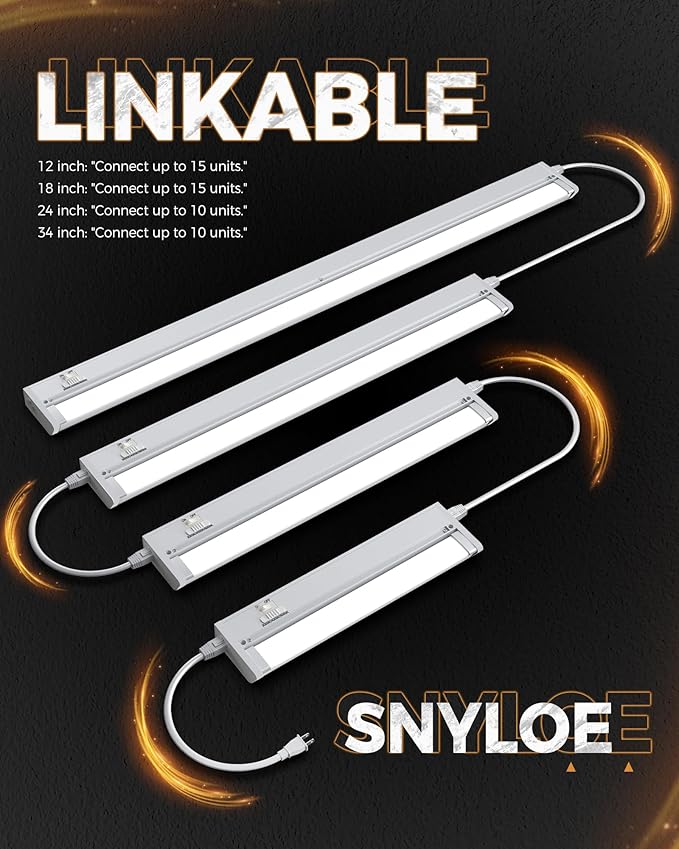 2 Pack 12" Under Cabinet Lighting - Image 5