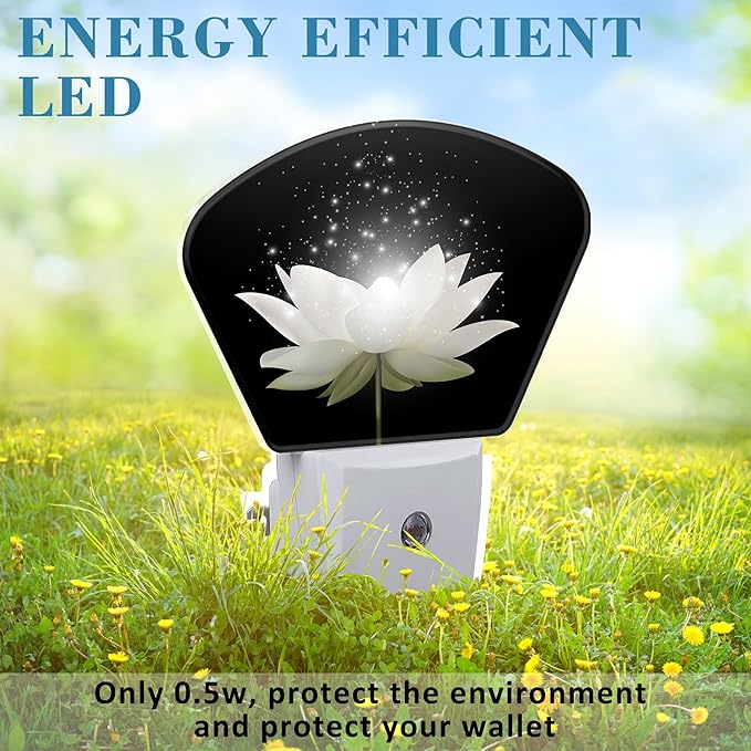Magic White Lotus Flower Night Light - Image 6
