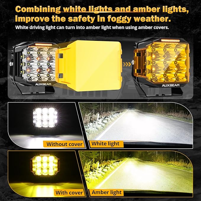 Auxbeam V-MAX Series 7" Led Pods Lights - Image 3