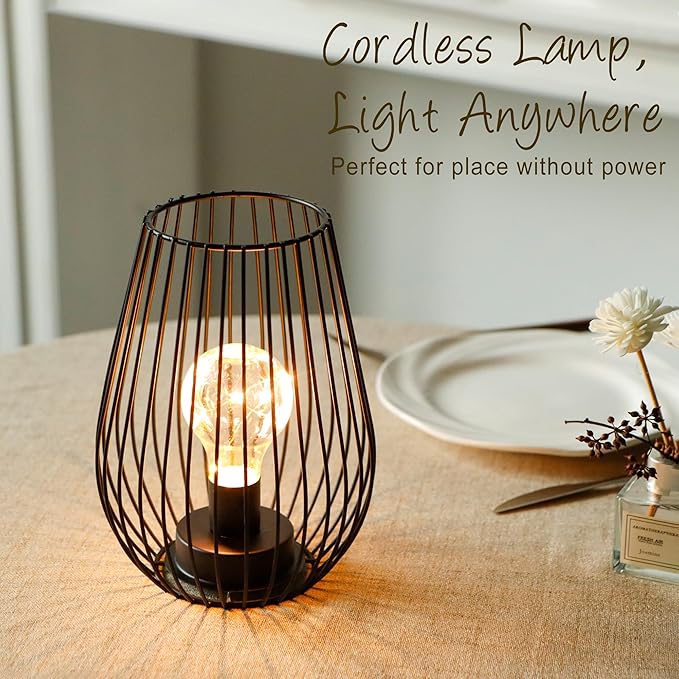 TRIROCKS Metal Cordless Table Lamp - Image 5