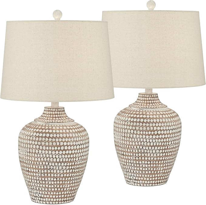 Regency Hill Alese 23 1/2" High Textured Dot Jug Small Farmhouse Rustic Coastal - Image 2
