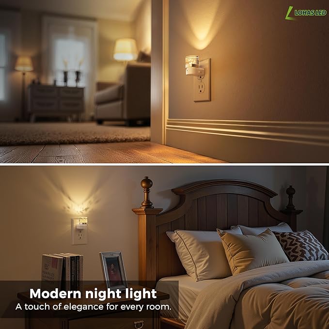 L LOHAS LED Night Lights Plug into Wall, 2 Pack 3000K/4000k/5000K Adjustable - Image 7