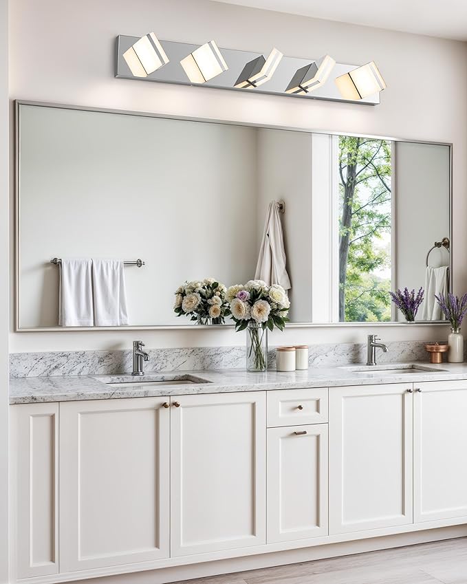 VONLUCE Bathroom Vanity Light Fixture, 5-Light Modern LED Vanity Light - Image 7