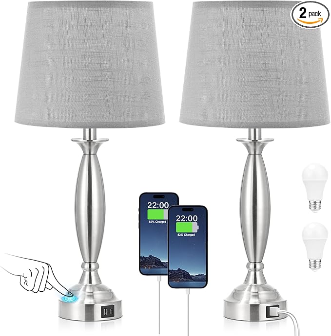 Lamps for Bedrooms Set of 2 by SeealleLighting