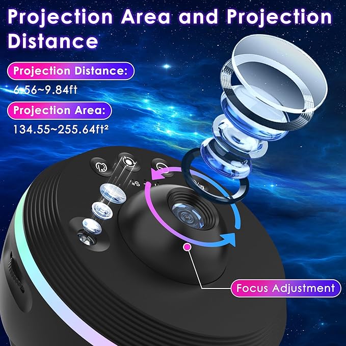 Star Projector Galaxy Light, Galaxy Projector - Image 4