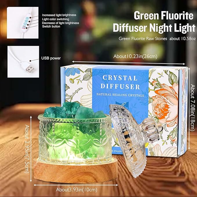 Runyangshi Crystal Lamp Night Light - Image 4