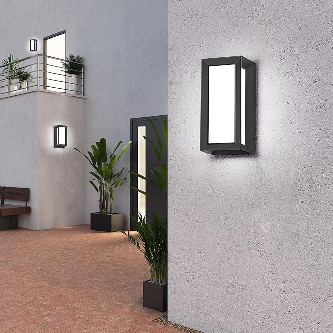 Outdoor Light Fixtures Wall Mount 2 Pack, 3 Colors & Dimmable, Exterior Wall - Image 7