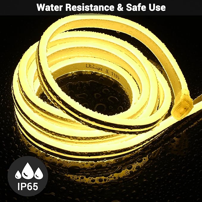 DELight 150FT Warm White Neon Rope Lights - Image 5