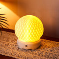 JHY DESIGN Ceramic Spherical Decorative lamp 6" H Rechargeable Table Lamp by JHYDESIGN