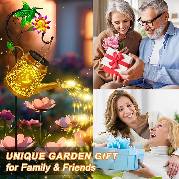 Christmas Gifts Hummingbird Solar Lanterns Garden Decor, Outdoor Waterproof - Image 5