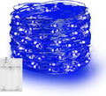 Dazzle Bright Fairy Lights Battery Operated, 20 FT 60 LED Silver Wire by DazzleBright