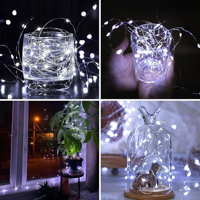 6 Pack Christmas Fairy Lights Battery Operated - Image 3