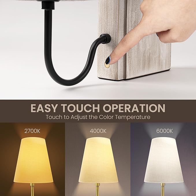 AELS Wooden Bookshelf Lamp - Image 3