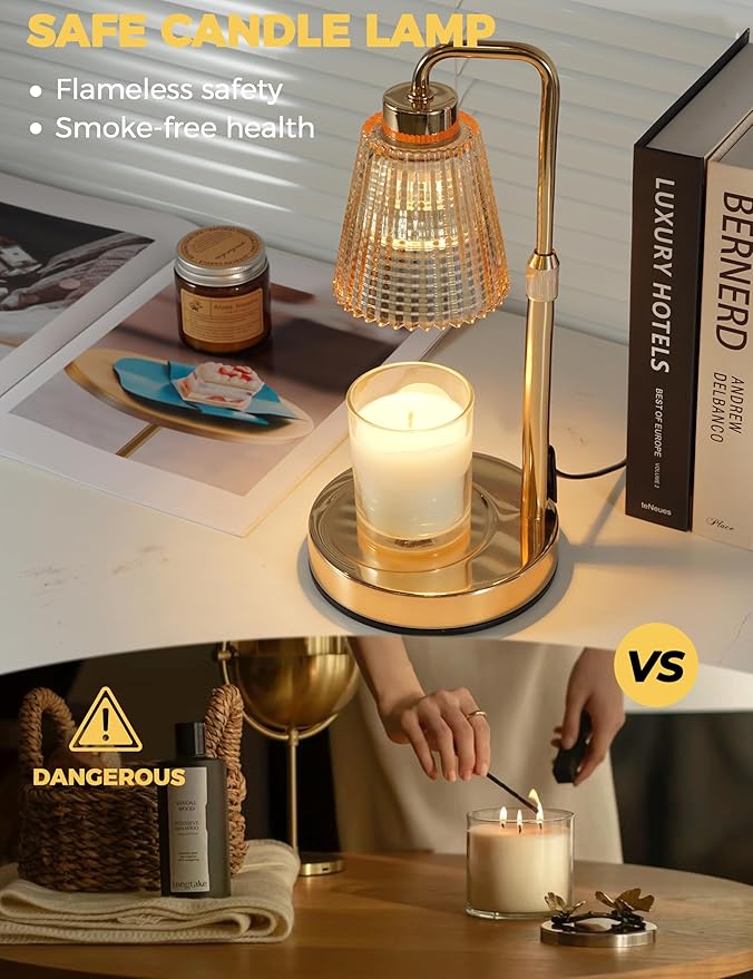 Candle Warmer Lamp with Timer Dimmable, Birthday Gifts - Image 2