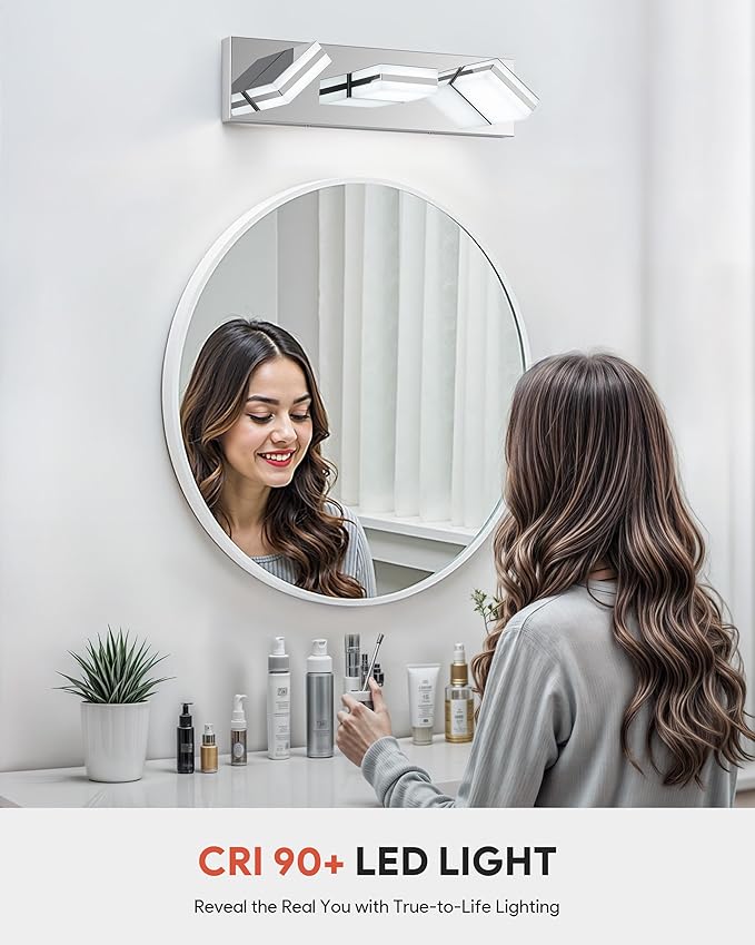 VONLUCE Bathroom Vanity Light Fixture, 3-Light Modern LED Vanity Lights - Image 5