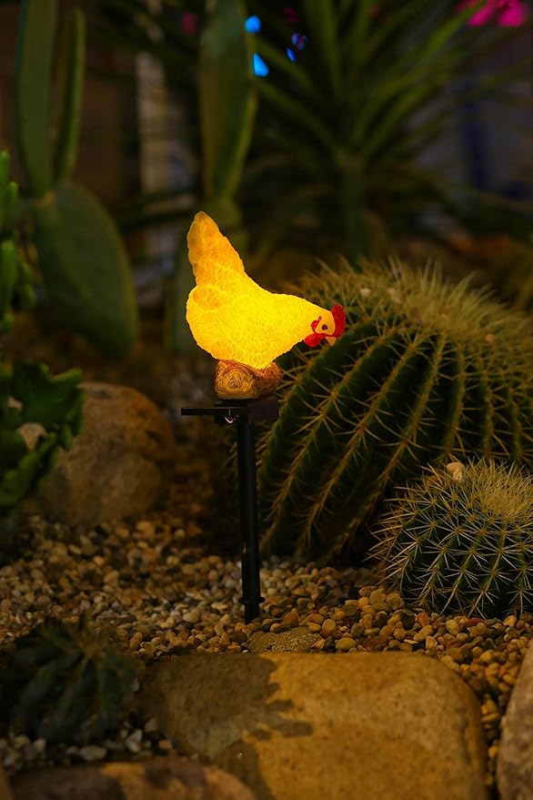 Outdoor Chicken Solar Lights: Garden Decor - Image 5