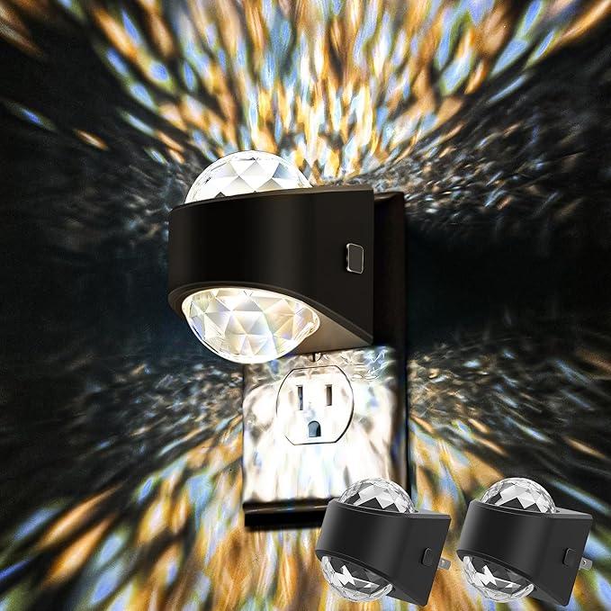 Night Light Plug into Wall, Color Changing Night Light, 3CCT Diamond Design by WelcometoBriigniteenjoyyourshopping