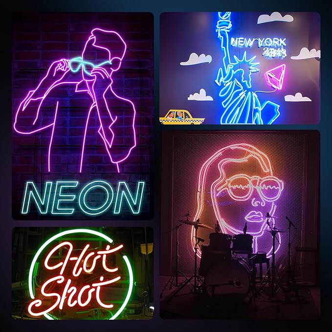LED Neon Lights, IC+RGB 32.8FT Rope Lights Control - Image 7