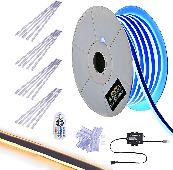 DELight 100FT RGB Neon Rope Lights by DELight