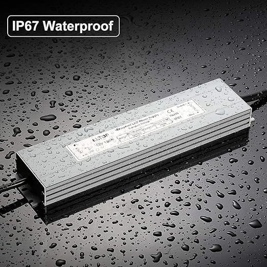 LED Power Supply 150 Watts LLTOP Waterproof IP67 LED Driver 100-264V AC to 12V - Image 7