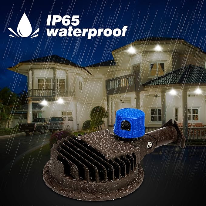 Juyace 18000lm LED Barn Light Dusk to Dawn Outdoor Lighting 120W 5000K Daylight - Image 6