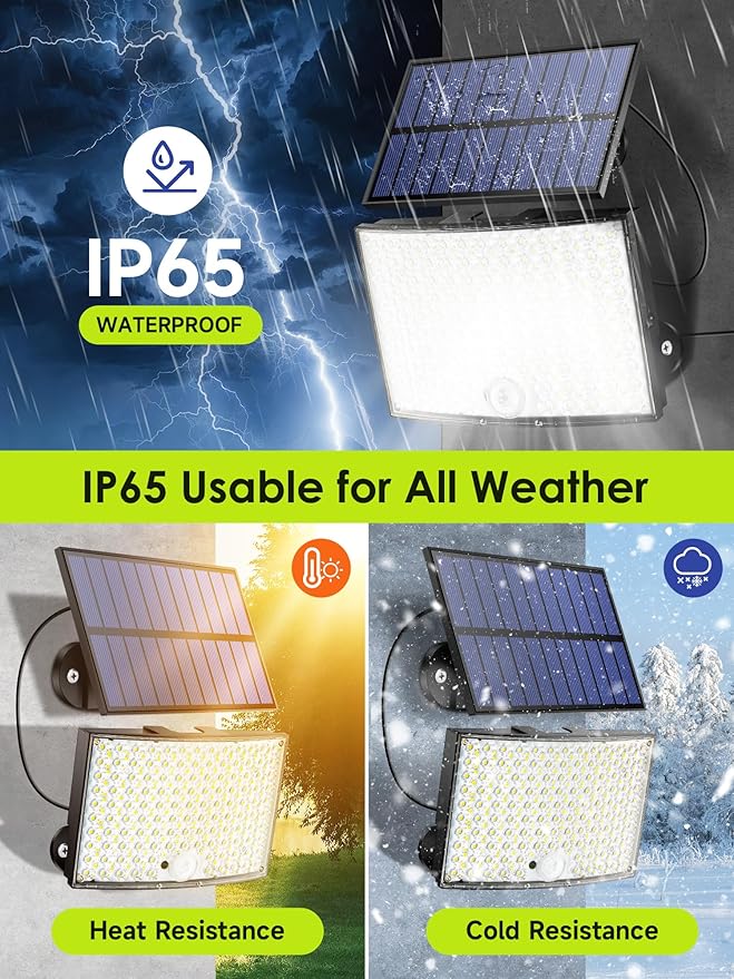 Solar Flood Lights Outdoor, Solar Motion Lights Outdoor, Remote Solar Lights - Image 6
