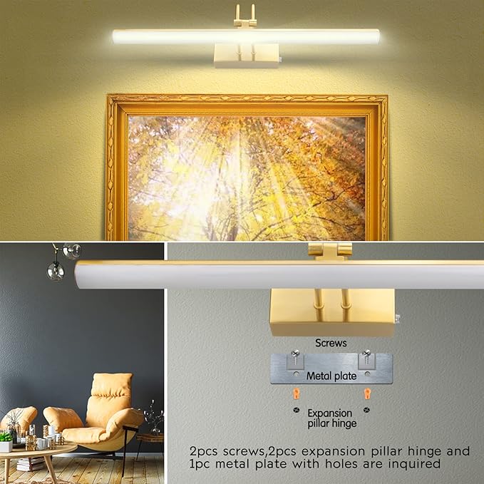 Picture Light, Picture Lights for Wall Cordless, Battery Wall Lights for - Image 7