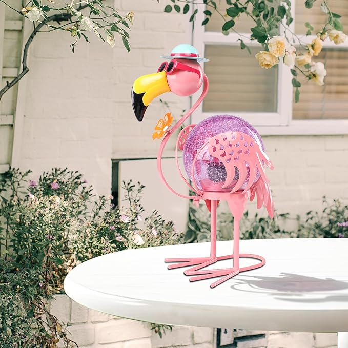 MUMTOP Flamingo Solar Lights Outdoor, Decorative Waterproof LED Solar Lanterns - Image 8