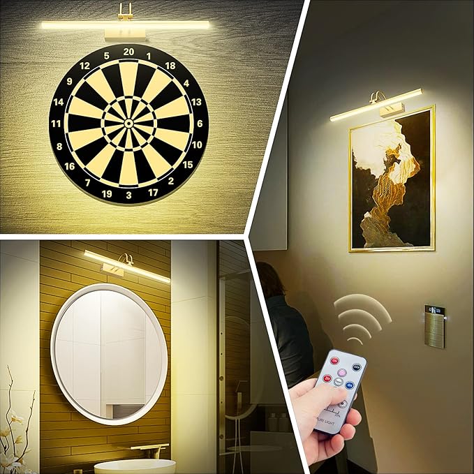 Picture Light, Picture Lights for Wall Cordless, Battery Wall Lights for - Image 5
