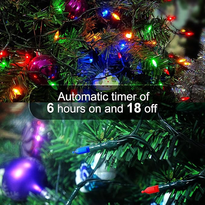 Christmas Light, 33ft 100 LED Outdoor String Light - Image 5