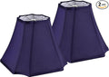 GO&SO Medium Blue Lampshades Square Cut Corner Lamp Shades by GOSO