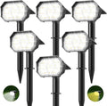 Brightown 6Pack Solar Spot Lights Outdoor, IP67 Solar Lights Outdoor Waterproof by Brightown