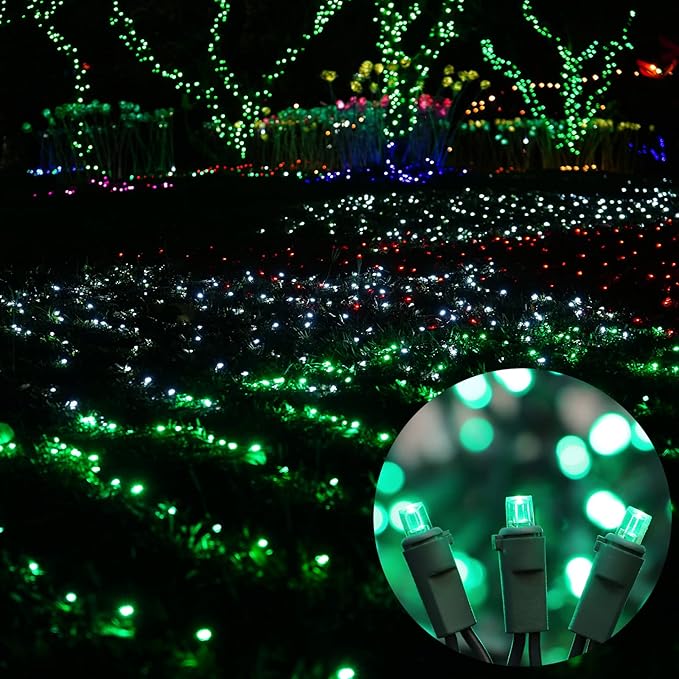 LAMPHOME 100 Count St. Patrick's Day Mini String Lights - Image 6