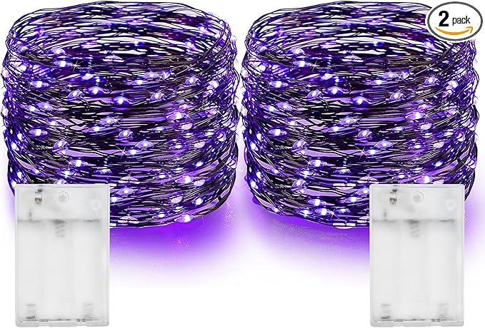 Dazzle Bright Halloween Fairy String Lights, Total 40FT 120LED Copper Wire by DazzleBright