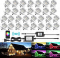 Low Voltage LED Deck Light Kit Stainless Steel Waterproof Recessed Wood Decking by QACALEDOutdoorRecessedDeckLightingKits