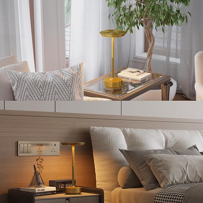 Cordless Table Lamp, LED Rechargeable Table Light - Image 6