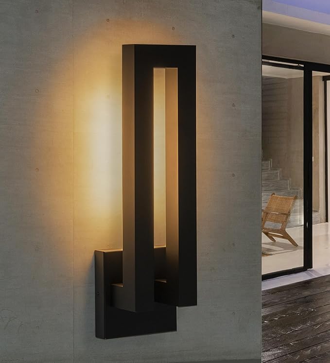 Large Outdoor Wall Sconce, 22.5 inch Modern LED Wall Lights Fixture, Waterproof by OupavocsOutdoorLighting