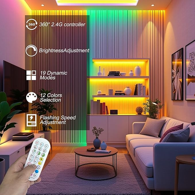 LED Strip Lights 6 Pre-Cut Led Light Strip - Image 8
