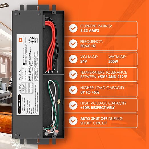 Dysmio 24V DC LED Driver 200W - Image 4
