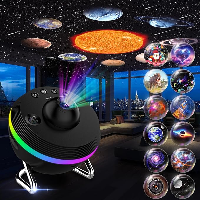 Star Projector, 13 in 1 HD Planetarium Galaxy Projector by FlyLily
