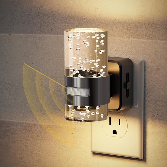 JandCase Motion Sensor Night Light, Night Lights Plug Into Wall, 3000k LED by JandCase