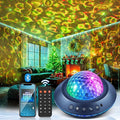 Mubarek Galaxy Projector for Bedroom, 360° Full Coverage Ceiling Projector by Mubarek