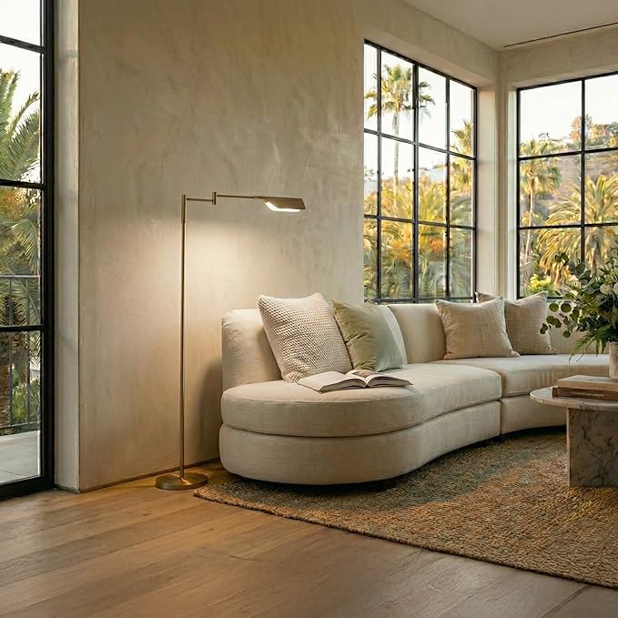 Brightech Leaf Pharmacy LED Reading Lamp, Dimmable Floor Lamp - Image 7