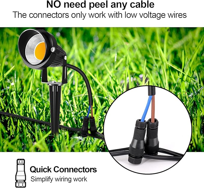 ZUCKEO 10W Low Voltage Landscape Lights LED Landscape Lighting - Image 4