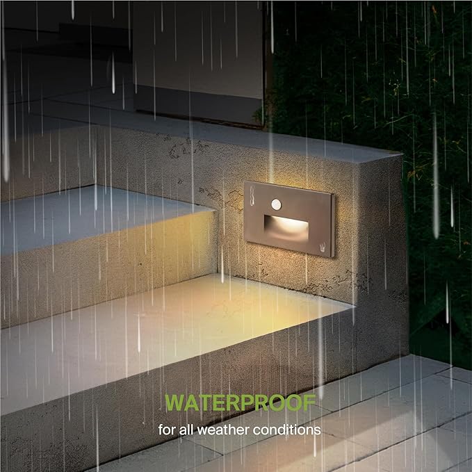 ASD LED Recessed Step Light Fixture, Outdoor & Indoor Tread Lighting | 3CCT - Image 7