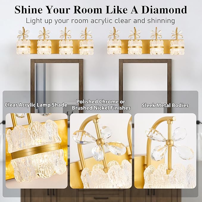 Bathroom Lights Over Mirror - Image 4