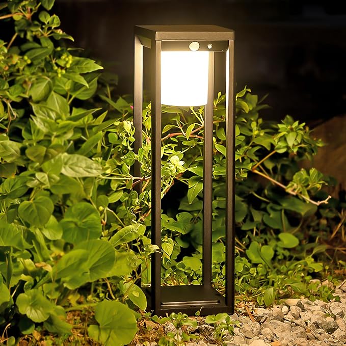 Solar Pathway Lights Outdoor, Aluminum Waterproof Floor Lamp, 3 Lighting Modes by BRIMMEL
